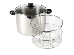 Gryde med rist, 15 liter